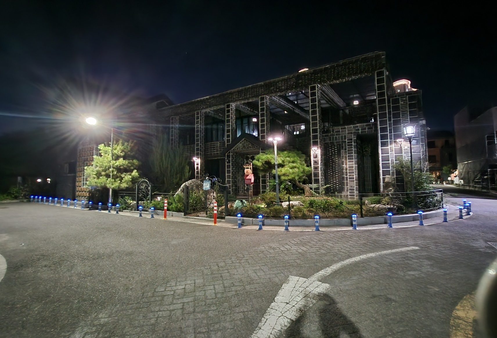 진주시청 LED 경관조명등 야간