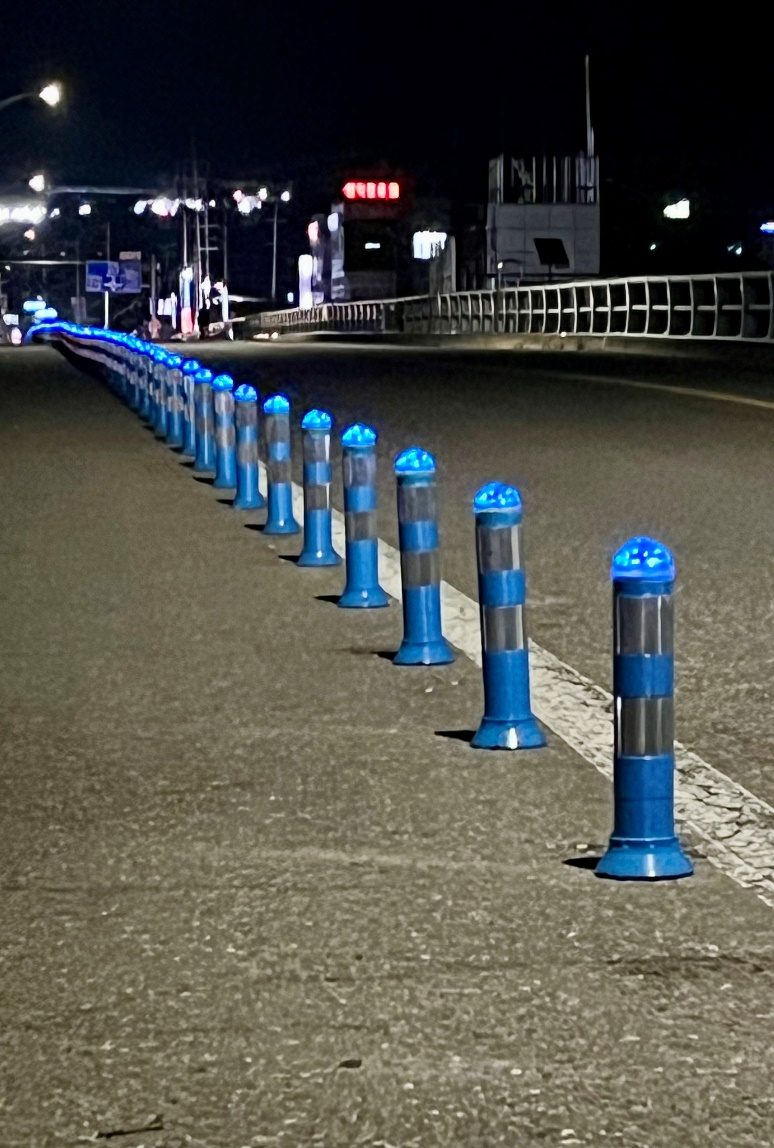 영덕대교 LED 경관조명등 야간